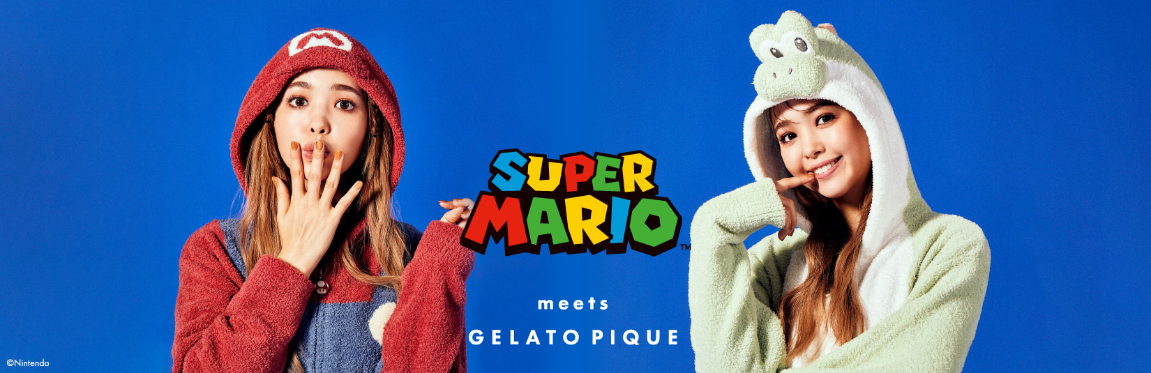 Gelato Pique×超级马里奥，爆炸可爱的情侣装、亲子装可以安排啦